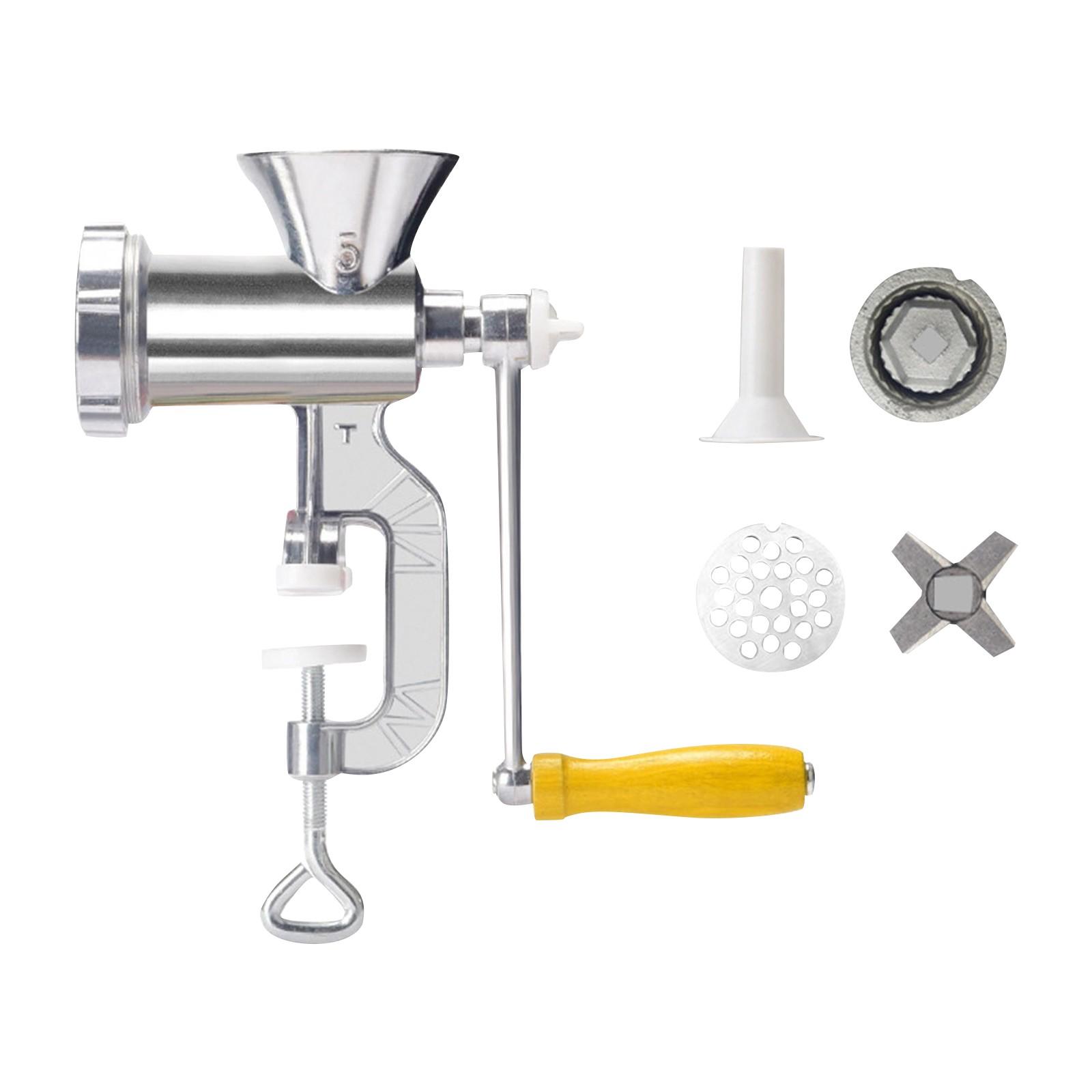 

Ручная мясорубка, стол, наполнитель для колбас, наполнитель из нержавеющей стали, кухня