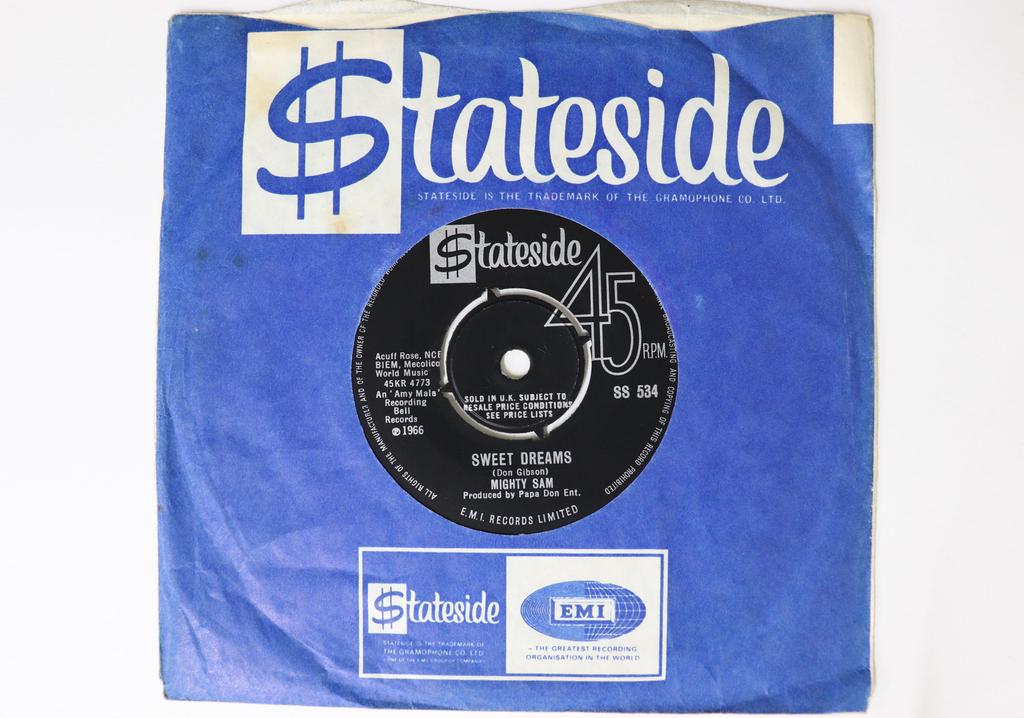 7-Zoll Schallplatte MIGHTY SAM Sweet Dreams Good Humor Man SS534 STATESIDE 1966 UK Blues Gebraucht
