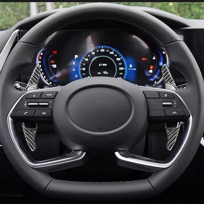 Carbon Fiber Steering Wheel Shift Paddle Shifter For Hyundai Sonata 2020-2022