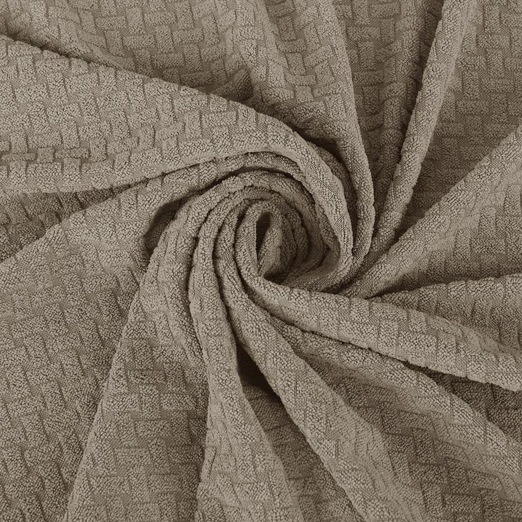 Solid Color Knitted Knot Jacquard Thickened Stretch Sofa Cover Fabric All-inclusive Sofa Cushion Cover