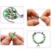 10/30/50pcs Resin Material Green Series European style Large Hole Bead Craft Bead Spacer Bead DIY Bracelet Necklace Earrings Keychain Accessories