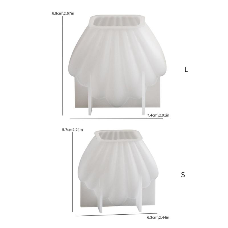 Practical Shell Ornament Silicone Mold For Crafting Realistic 3D Scented Plaster And Candle Reusable And User Friendly