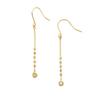 Vendome Aoyama Earrings K18 Yellow Gold AGVA1055 DI Champagne Cocktail Diamond [Official]