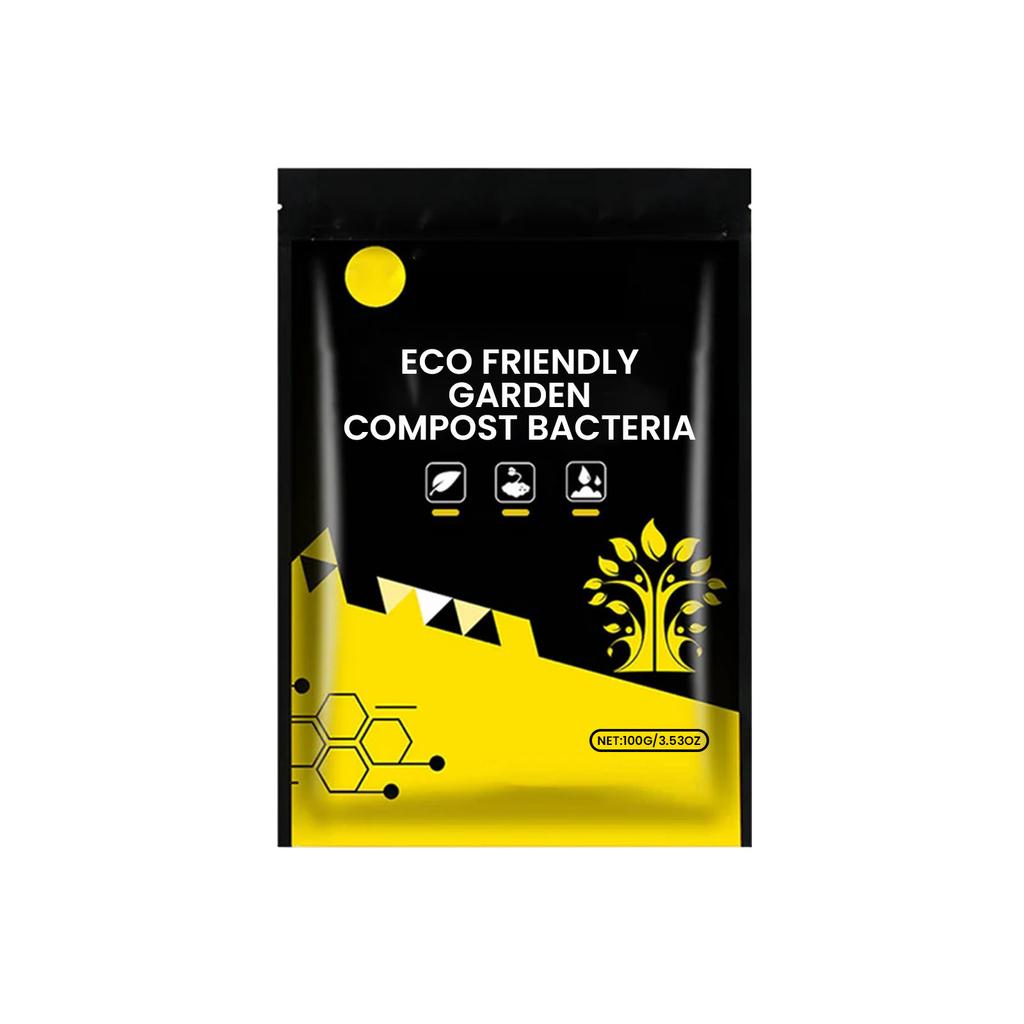 Plantekompost, plantenes daglige liv, absorberer og gir næring til landbruksplantingspulver.