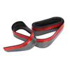 2.5m Car Front Bumper Lip Spoiler Cover Rubber Carbon Fiber Color Universal for Truck