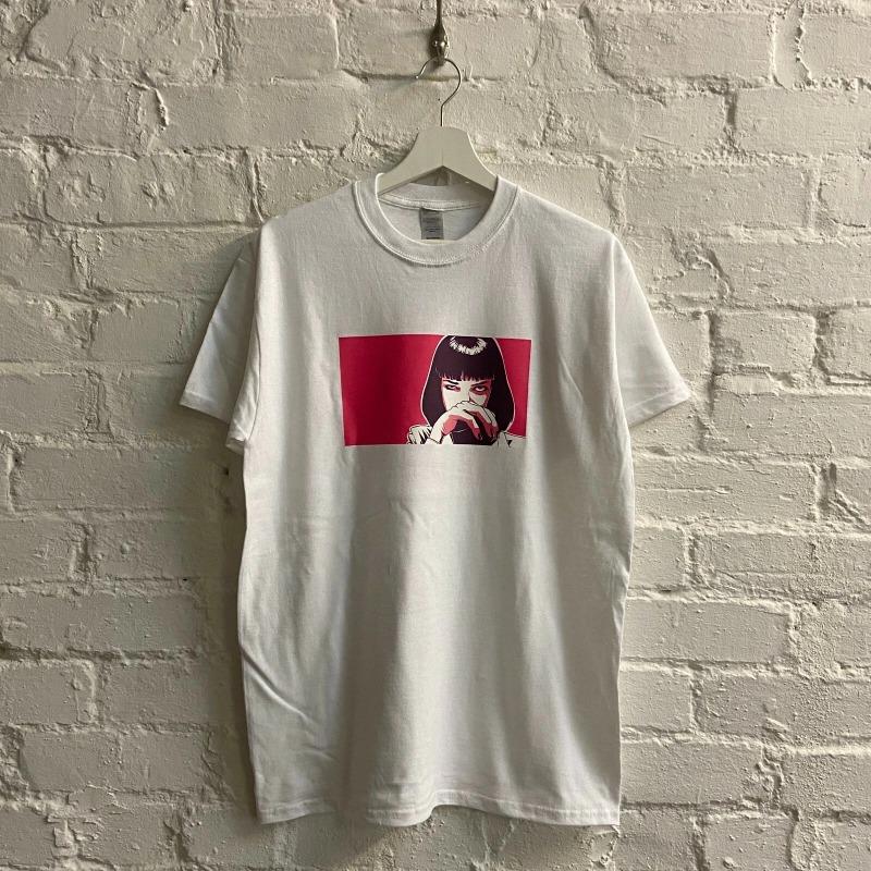 Pulp Fiction Movie Classic Summer New Casual Harajuku Style Unisex Tshirt S