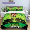 Ben 10  Pattern Bedding Quilt Set  Home Decoration  Gift (1 * duvet cover + 2 * pillowcase  without core)
