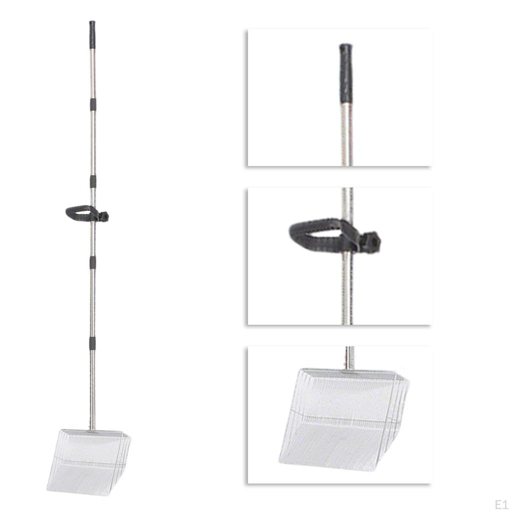 Cat Litter Sifter Telescopic Long Handle Heavy Duty No Bending Back Large Solid Sand