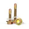 Yellow Zinc Plated External Hex Self-Drilling Screws