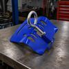 HeavyDuty Tire Support with Eye Bolt | Reinforced Metal Construction, Slotted Mounting Holes,