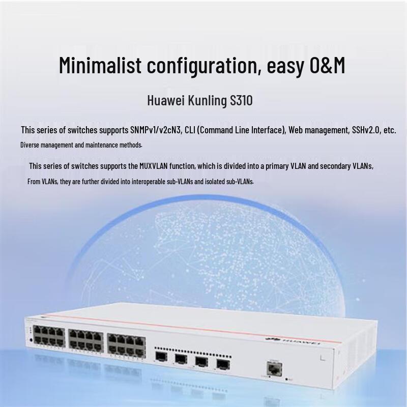 Huawei Kunling S310-24T4X Managed Core Switch