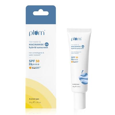 2% Niacinamide & Rice Water Sunscreen SPF 50 PA++++ Non-Comedogenic 30g Pack