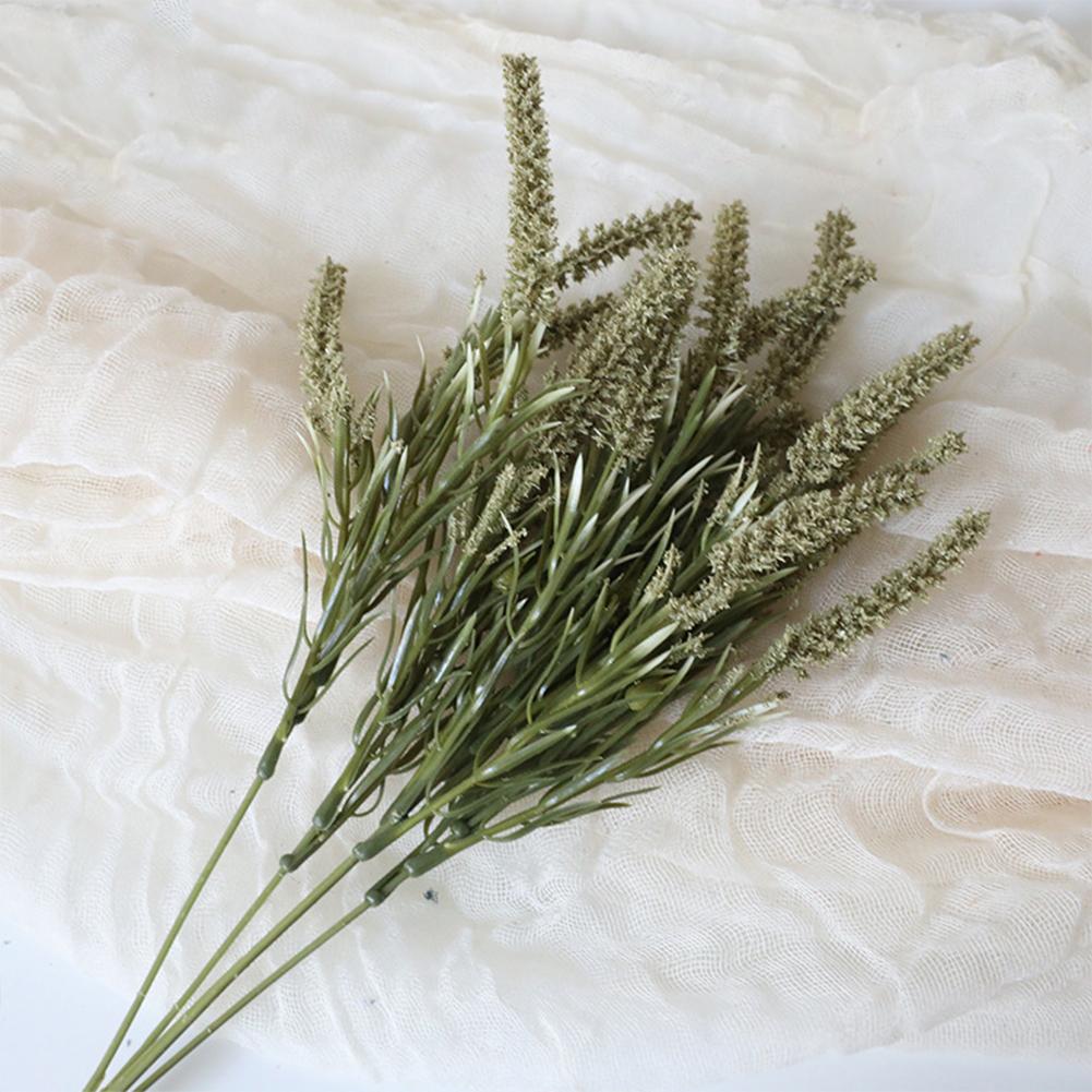 1 Bunch Lifelike Artificial Lavender Wheat Ears Rural Style Eternal Flowers Wedding Garden Parties Dining Table Decoration