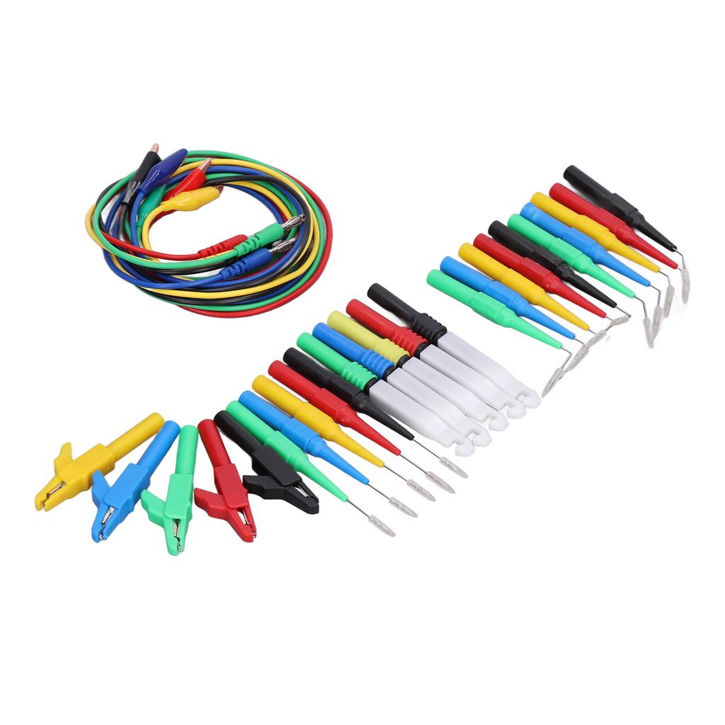 Banana Plug Test  S Kit Good Conductivity 90 Degrees  135 Degrees  180 Degrees  Back Probes 4mm Banana Plug Kit for Car