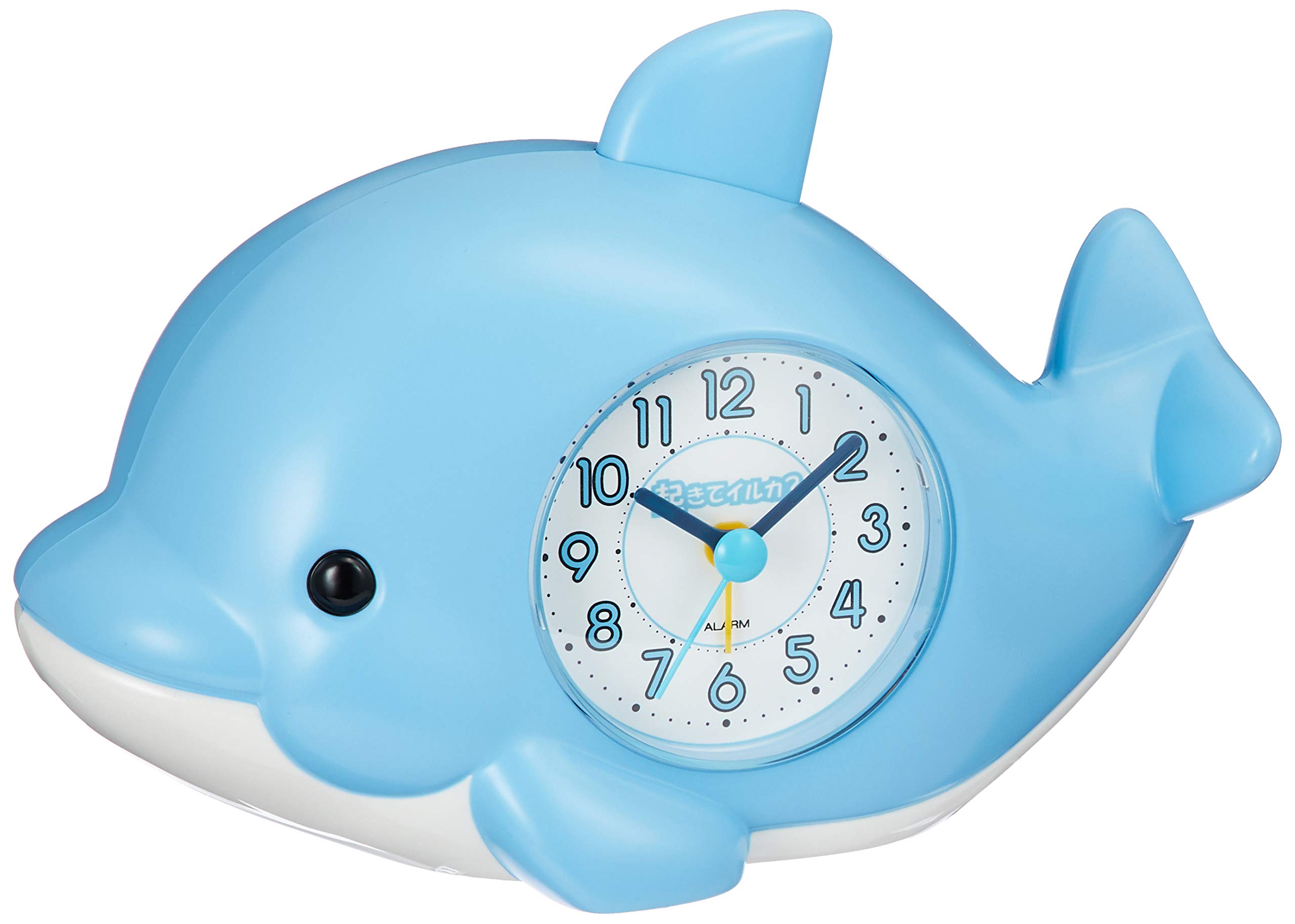 

RHYTHM Voice Alarm Clock Wake Up Blue 4SE553SR04 Dolphin 11.5X18.5X10.3cm синий