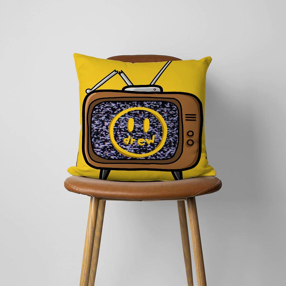 Fashion Brand Cool For Bedroom Car Coffee Shop Room Soft and Living Room D-Drew H-House Sofa Decorative Pillow Cover Case