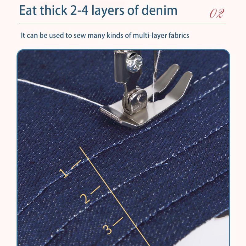 Nähmaschine Haushalt Elektrische Mit Nachtlicht Fuß Pedal DIY Manuelle Patchen Handarbeiten Maschine