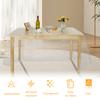 PVC Transparent Tablecloth Protector Waterproof Plastic Stain Resistant Table Protector Oil Proof Clear Heat-Resistant
