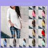 Women's Arctic Velvet Sweater Coat Cozy Crew Neck Pullover Blouse Ideal For Fall Winter