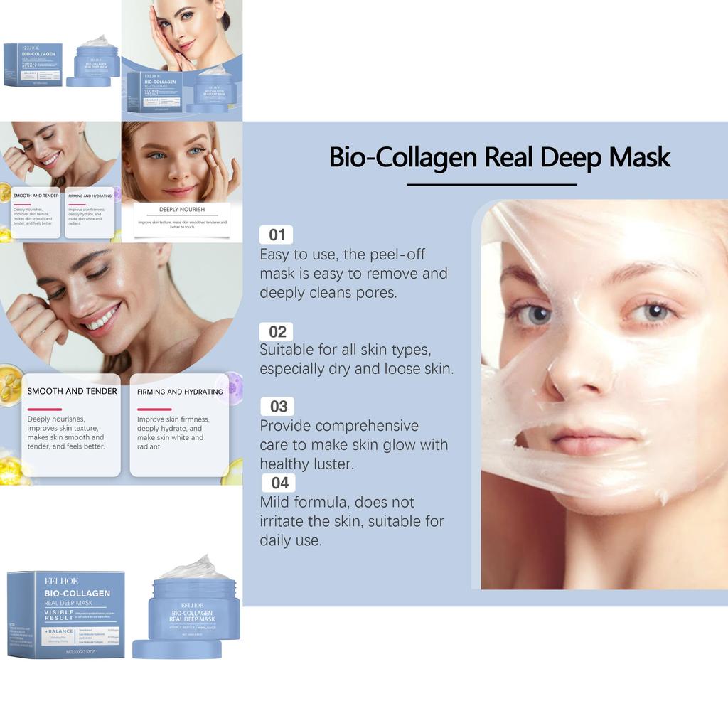 Eelhoe Collagen Peeling Facial Mask For Deep Hydration And Moisturizing Skin Care