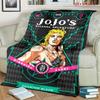 JoJo's Bizarre Adventure: Stardust Crusaders blanket Suitable for all seasons Soft and comfortable bedroom Digital printing Air conditioning blanket