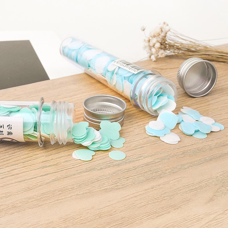 Travel Portable Flower-Shaped Soap Sheets - Disposable Handwashing Paper In Test Tube