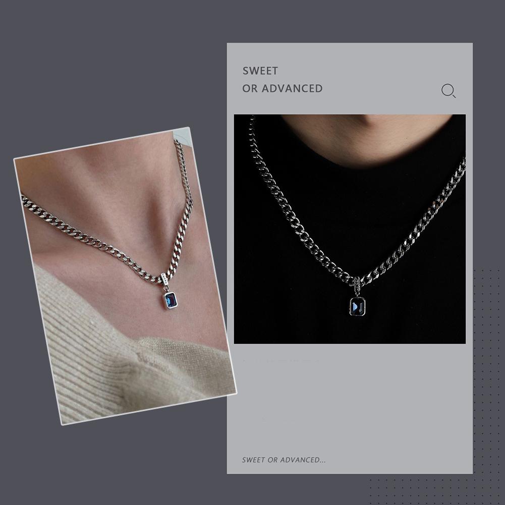 Good Luck Pendant Necklace For Men Women Trend Titanium Sweater Steel Hip-hop Hang Kpop Chain J Y6W1