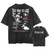 Camiseta Tekken 3 para Hombre Camiseta de Anime Juegos Algodón Camiseta para Mujer Manga Corta Streetwear Casual Holgada Verano Novedad Tops Sueltos