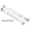 8Pcs Upgrade Metal Pull Rod Steering Pull Rod for WPL/MN/Feiyu 1/16 RC Car Spare PartsSilver
