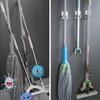 Adhesive Wall Clip Adhesive Wall Clip Kitchen Organizer Mop Holder Rack