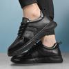 Fashion Casual Black men's board shoes Comfortable and trendy styles Outdoor street leisure walking daily exercise Youth quality shoes