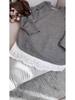 Chic French-Inspired Layered Skirt-Style Women's T-Shirt - Slimming Early Spring Wear