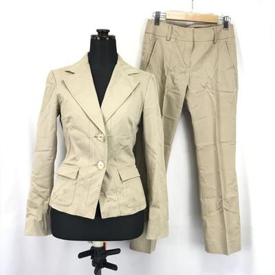 Max & Co CLASSICS by Hosenanzug Damen M 38 Beige Made in Italy Jacke/Set Up(GEBRAUCHT)