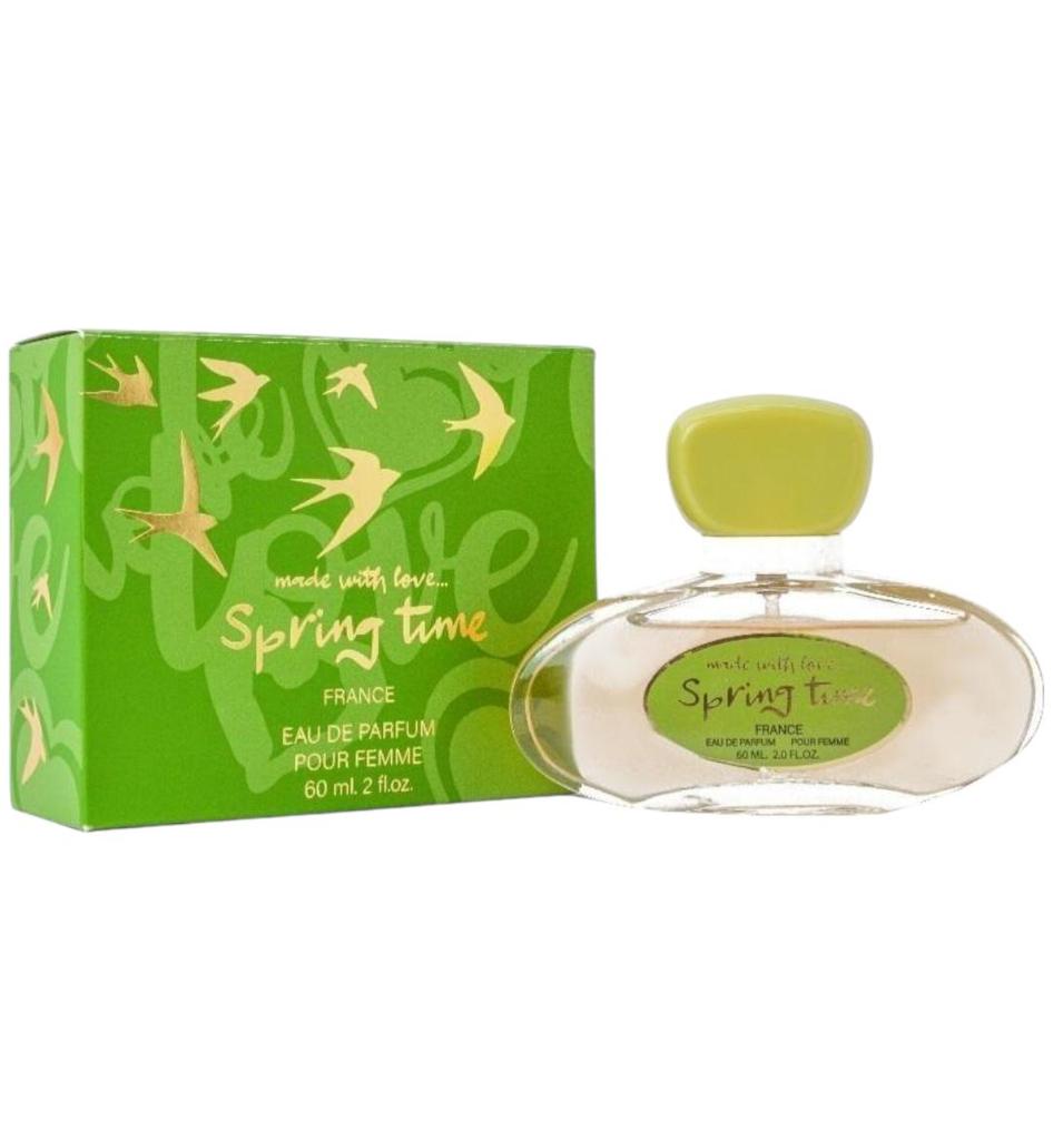 Spring Time Eau De Parfum for Women Made with Love In France 60ml.