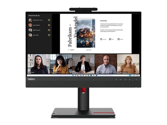 

- Lenovo - Lenovo ThinkCentre Tiny-in-One 22 Gen 5 - Світлодіодний екран - 22 (21,5 візуалізований) - сенсорний екран - 1920 x 1080 Full HD (1