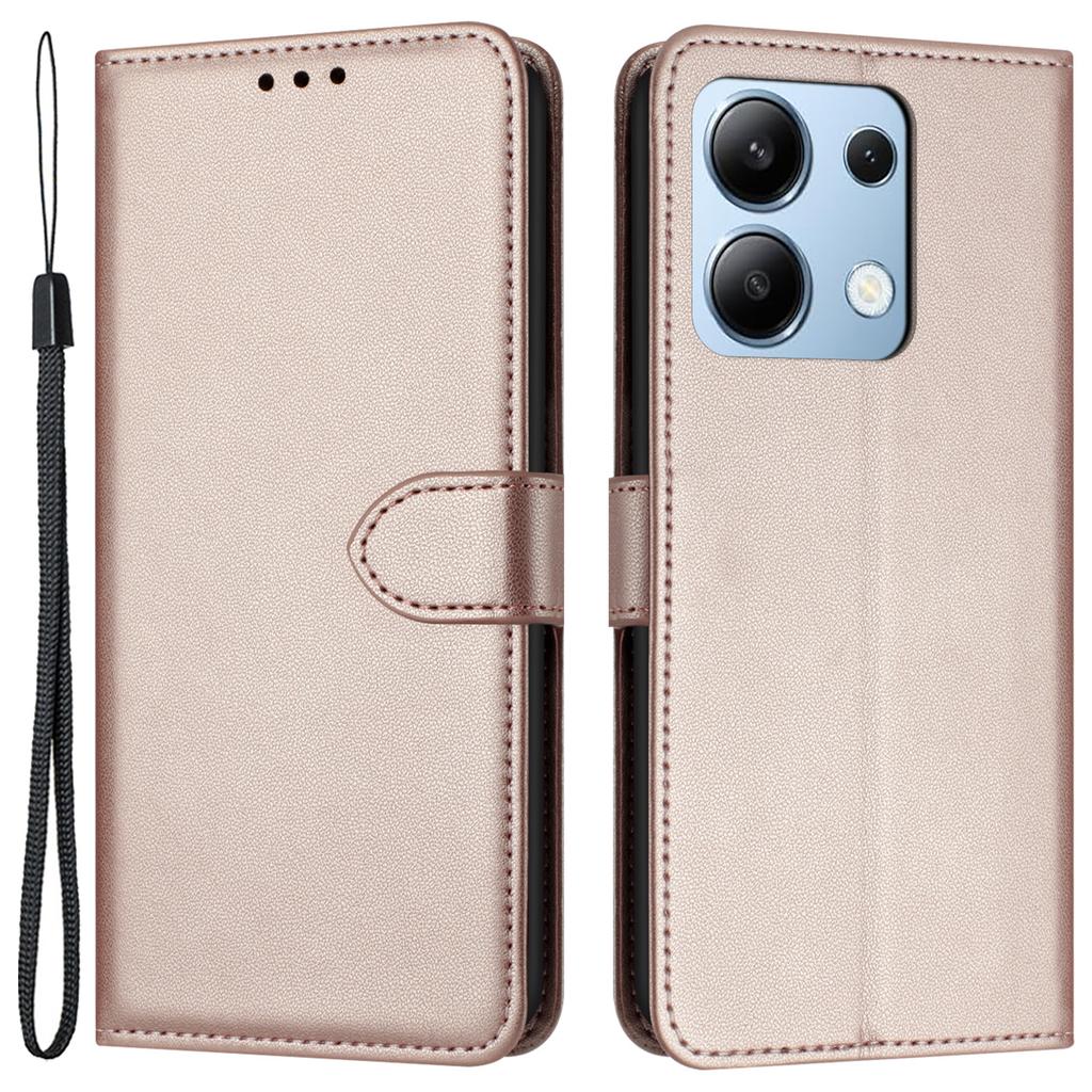 For Xiaomi Redmi Note 13 4G Leather Case Wallet Phone Cover with Stand