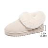 Women's padded lining soft thick sole heightening outdoor thickened warm lightweight comfortable stirrups ground cotton shoes snow boots