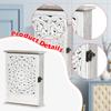 Appendi chiavi da parete con 6 ganci Scatola porta chiavi Installazione facile Portachiavi per Casa Ufficio Appartamento Ingresso Scatola per chiavi