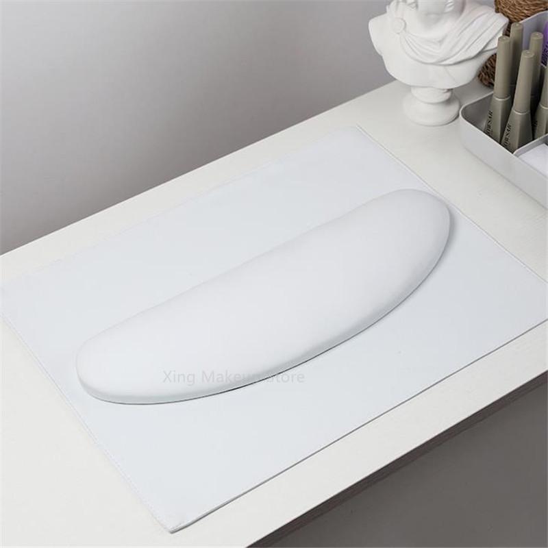 New Simple PU Leather Curved Nail Hand Pillow Set Rest Pillow Arm Rest Cushion Holder Arm Rests Nail Art Stand Manicure Tools 4#