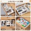 RAIN QUEEN Drawer Storage Divider Expandable Sliding Organizer Drawer Small Item Freely Expandable Storage Kitchen Set of 9 Dividers, Trays, Cases, &