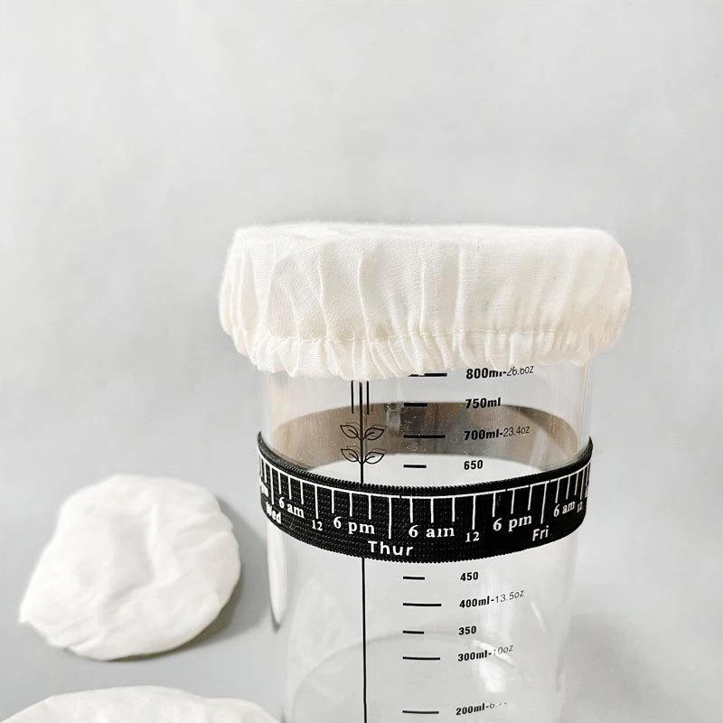 Cotton Jar Strainer Cloths Reusable BPA Free Unbleached for Filtering Juice Herbal Tea Nut Milk Daily Kitchen Use