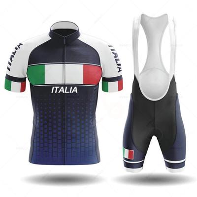 Maillot de Ciclismo Italia Manga Corta 2026 Equipo Hombre Culotte con Tirantes Ropa Maillot Conjuntos de Ciclismo Ropa MTB Ropa Ciclismo Maillot