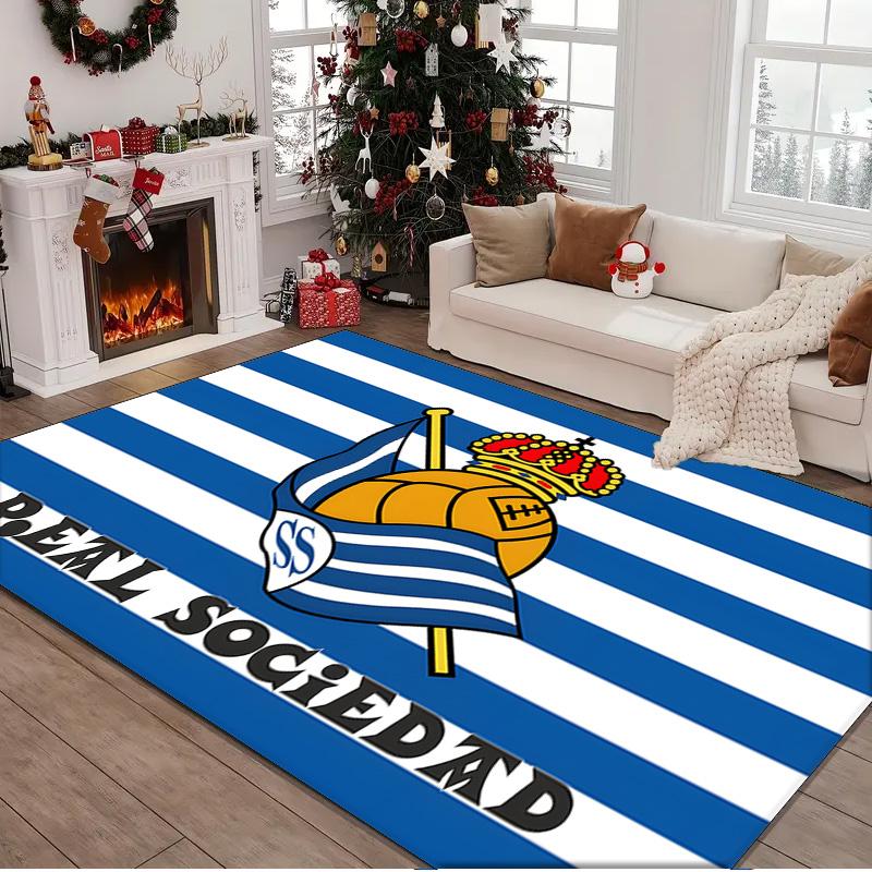 1PC rug Crown And Soccer Ball Sociedad Carpet, Chair Rug,Area Rug for Office Bedroom living rooms bedroom, Doormat decor Christmas fan gifts