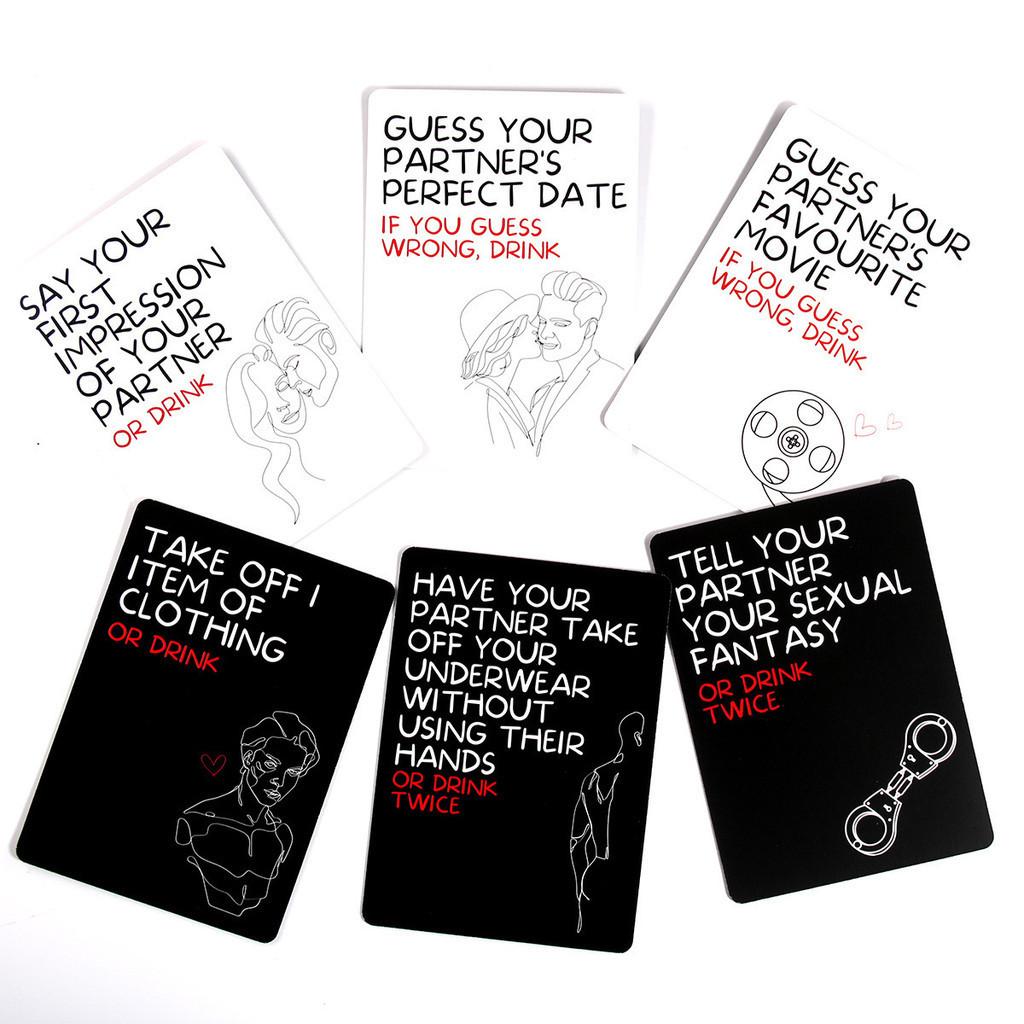 Drunk Desires Romantic Card Game Crafted From Art Paper 9*6.5cm