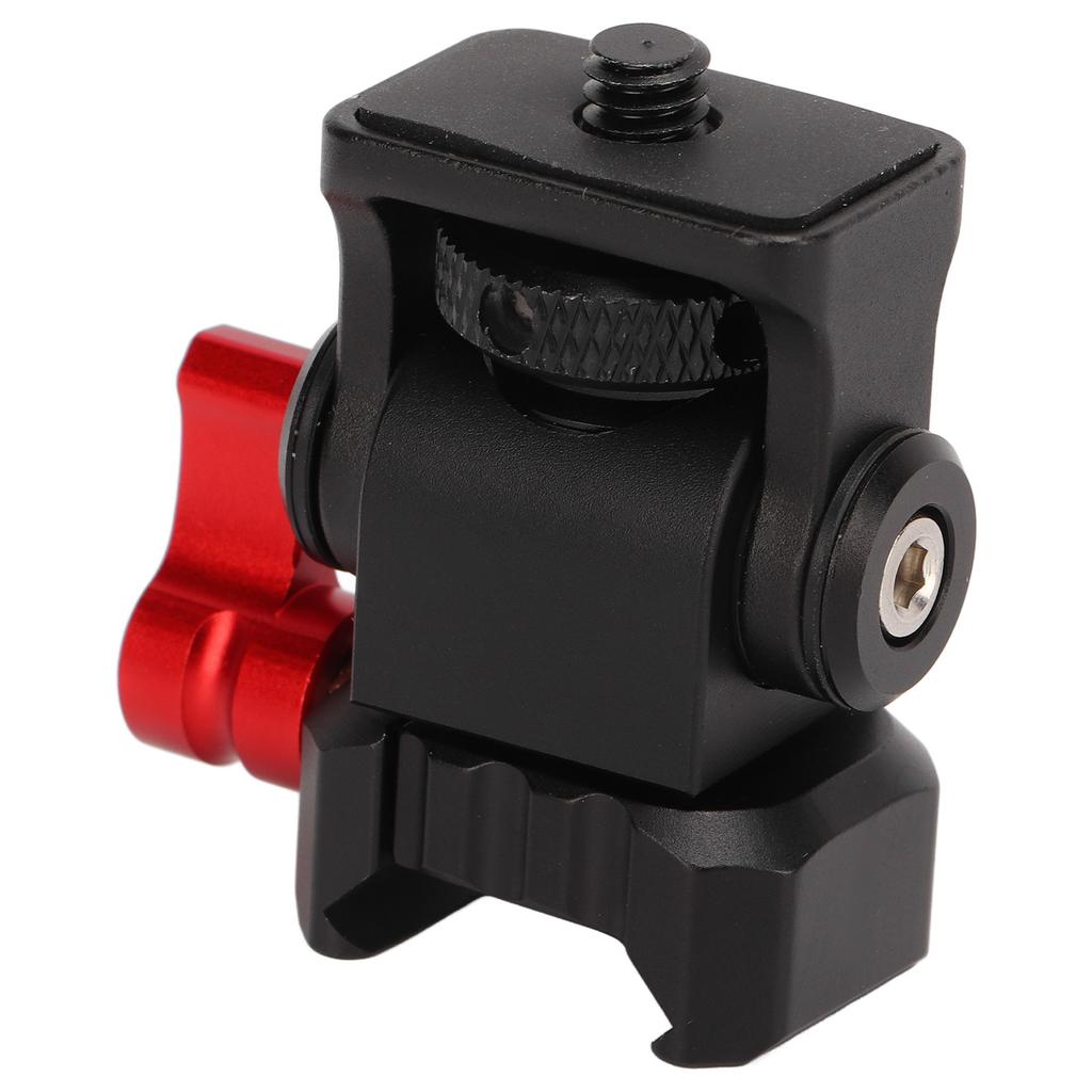 Universal 1 4in Thread Field Monitor Mount Holder with Quick Release for NATO Rail Clamp 360 Degree Rotation and 180