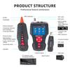 Noyafa NF-8601 Network Cable Tester Ethernet Cable Tracker with PoE/PING Function Measure Length Wiremap Tester