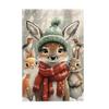 Merry Christmas Hanging Flags Garden Flag Banner Candy Candy Double-sided Printing Imitation Linen Flags Home Garden Decoration