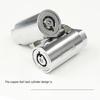 Entry Change Lock Cylinder Replacement Set, Round Body Format with 3 Matching Access Items for Service Door Use and End Turn in Daily Care