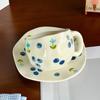 Designer Floral Cherry Ceramic Tea Cup Set