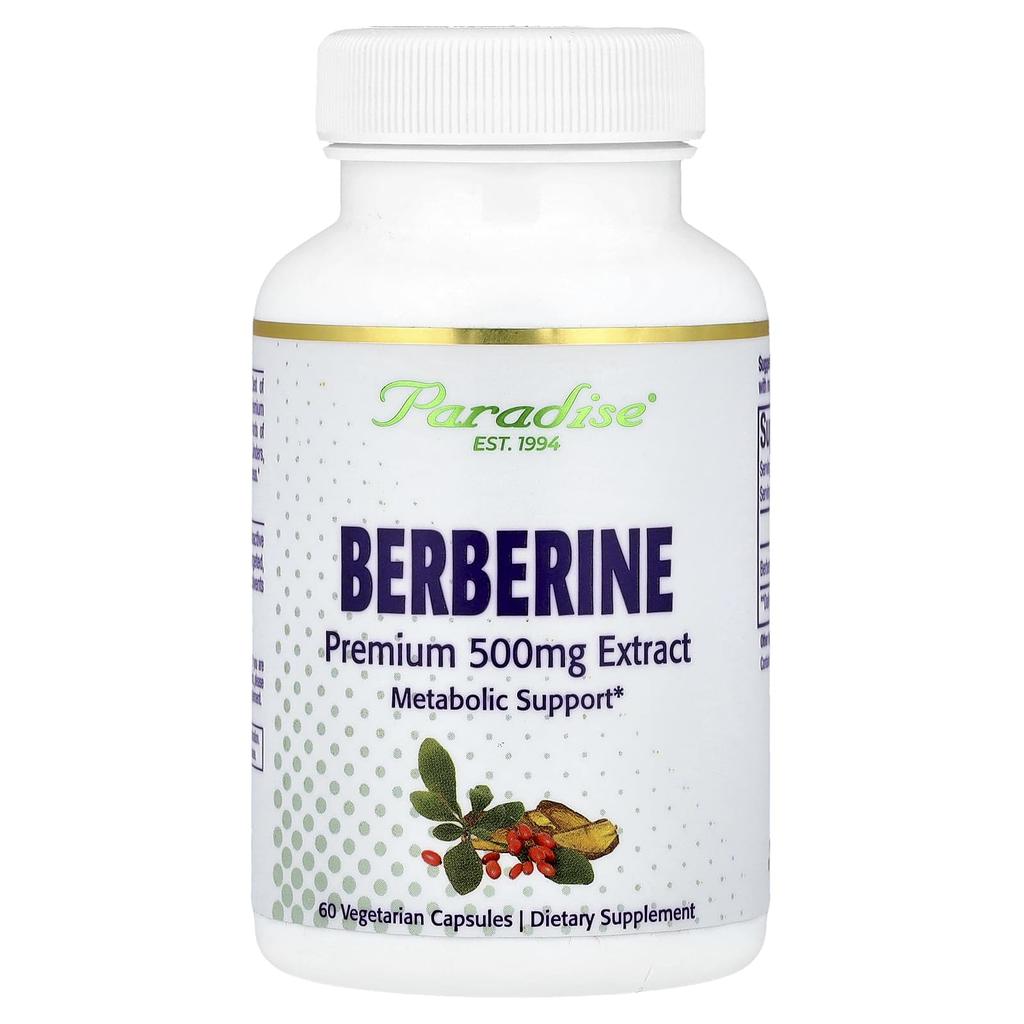 Berberine, 500Mg, 60 Veggie Capsules